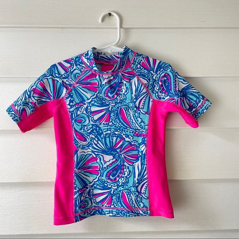 Lilly Pulitzer for Target Kids Rashguard - Pink, Blue, White